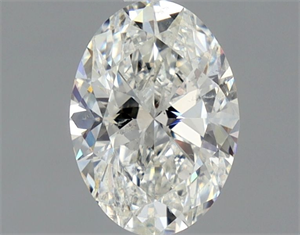 Picture of Natural Diamond 1.00 Carats, Oval with  Cut, G Color, SI2 Clarity and Certified by GIA
