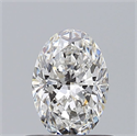 Natural Diamond 0.51 Carats, Oval with  Cut, E Color, VS1 Clarity and Certified by GIA