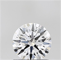 Del inventario de diamantes de laboratorio, 1.02 quilates, Redondo , Color D, claridad VVS2 y certificado IGI