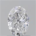 Natural Diamond 0.90 Carats, Oval with  Cut, D Color, VS1 Clarity and Certified by GIA