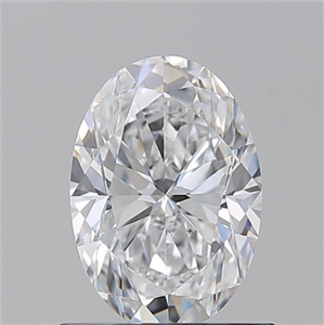 Picture of Natural Diamond 0.90 Carats, Oval with  Cut, D Color, VS1 Clarity and Certified by GIA