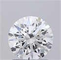 Lab Grown Diamond 1.29 Carats, Round with Ideal Cut, E Color, VS1 Clarity and Certified by IGI