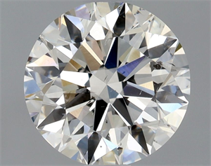 Picture of Natural Diamond 1.02 Carats, Round with Excellent Cut, H Color, SI2 Clarity and Certified by GIA