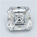 Diamante Natural 2.02 quilates, Asscher , Color H, claridad VS2 y certificado GIA