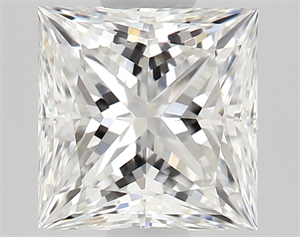 Foto Diamante Natural 0.56 quilates, Princesa , Color F, claridad VVS1 y certificado GIA de