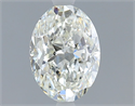 Natural Diamond 0.80 Carats, Oval with  Cut, I Color, VVS1 Clarity and Certified by GIA