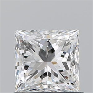 Picture of Natural Diamond 0.80 Carats, Princess with  Cut, F Color, VS1 Clarity and Certified by GIA