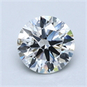 Natural Diamond 4.02 Carats, Round with Excellent Cut, G Color, VS2 Clarity and Certified by GIA
