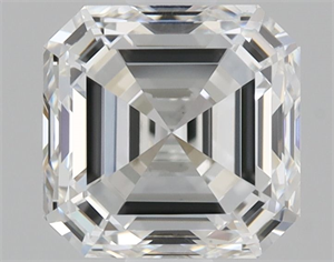 Foto Diamante Natural 1.01 quilates, Asscher , Color G, claridad VS1 y certificado GIA de