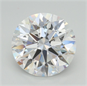 Del inventario de diamantes de laboratorio, 6.02 quilates, Redondo , Color D, claridad IF y certificado GIA