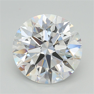Picture of Lab Grown Diamond 6.02 Carats, Round with Excellent Cut, D Color, IF Clarity and Certified by GIA