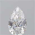 Natural Diamond 0.70 Carats, Pear with  Cut, D Color, VS1 Clarity and Certified by GIA