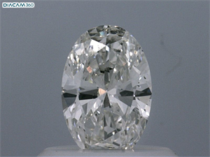 Picture of Natural Diamond 0.40 Carats, Oval with  Cut, I Color, VS2 Clarity and Certified by GIA