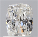 Natural Diamond 0.90 Carats, Cushion with  Cut, G Color, SI1 Clarity and Certified by GIA