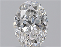 Natural Diamond 0.57 Carats, Oval with  Cut, D Color, VVS1 Clarity and Certified by GIA
