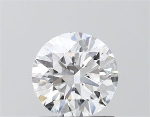Picture of Lab Grown Diamond 1.04 Carats, Round with Ideal Cut, D Color, VVS1 Clarity and Certified by IGI