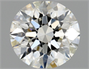 Natural Diamond 0.70 Carats, Round with Excellent Cut, I Color, VS1 Clarity and Certified by GIA