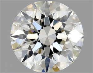 Picture of Natural Diamond 0.70 Carats, Round with Excellent Cut, I Color, VS1 Clarity and Certified by GIA