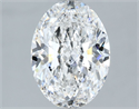 Natural Diamond 1.80 Carats, Oval with  Cut, E Color, SI2 Clarity and Certified by IGI