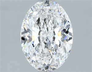 Picture of Natural Diamond 1.80 Carats, Oval with  Cut, E Color, SI2 Clarity and Certified by IGI