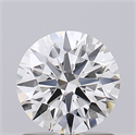 Lab Grown Diamond 1.08 Carats, Round with Ideal Cut, G Color, VVS1 Clarity and Certified by IGI