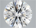 Lab Grown Diamond 7.23 Carats, Round with Ideal Cut, G Color, VS1 Clarity and Certified by IGI