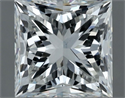 Natural Diamond 1.20 Carats, Princess with  Cut, F Color, VS2 Clarity and Certified by IGI
