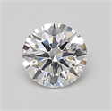 Lab Grown Diamond 0.70 Carats, Round with Ideal Cut, D Color, VS2 Clarity and Certified by IGI