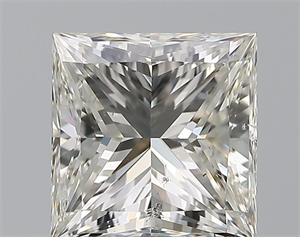 Foto Diamante Natural 2.00 quilates, Princesa , Color I, claridad SI2 y certificado GIA de