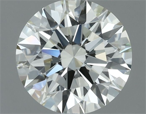Picture of Natural Diamond 0.61 Carats, Round with Excellent Cut, M Color, VVS1 Clarity and Certified by GIA