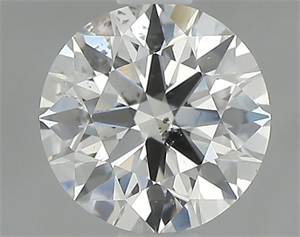 Picture of Natural Diamond 0.83 Carats, Round with Excellent Cut, H Color, SI2 Clarity and Certified by GIA