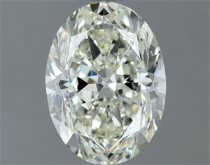 Picture of Natural Diamond 1.00 Carats, Oval with  Cut, I Color, VVS1 Clarity and Certified by IGI