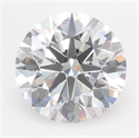 Lab Grown Diamond 2.96 Carats, Round with Ideal Cut, D Color, VVS1 Clarity and Certified by IGI