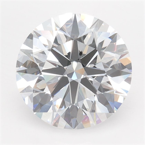 Picture of Lab Grown Diamond 2.96 Carats, Round with Ideal Cut, D Color, VVS1 Clarity and Certified by IGI