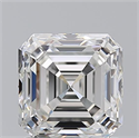 Natural Diamond 1.70 Carats, Asscher with  Cut, G Color, VVS1 Clarity and Certified by GIA