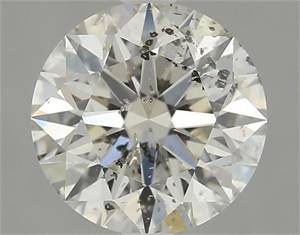 Foto Diamante Natural 2.01 quilates, Redondo , Color J, claridad I1 y certificado GIA de