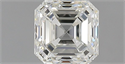 Natural Diamond 1.00 Carats, Asscher with  Cut, G Color, VVS1 Clarity and Certified by IGI