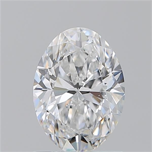 Picture of Natural Diamond 1.20 Carats, Oval with  Cut, E Color, VS2 Clarity and Certified by GIA
