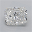 Natural Diamond 2.01 Carats, Radiant with  Cut, F Color, SI2 Clarity and Certified by GIA