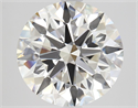 Natural Diamond 3.26 Carats, Round with Excellent Cut, H Color, VVS2 Clarity and Certified by GIA