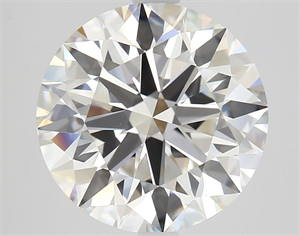 Picture of Natural Diamond 3.26 Carats, Round with Excellent Cut, H Color, VVS2 Clarity and Certified by GIA
