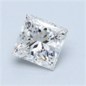 Diamante Natural 1.01 quilates, Princesa , Color G, claridad SI2 y certificado GIA