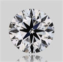 Natural Diamond 0.70 Carats, Round with Very Good Cut, D Color, VS2 Clarity and Certified by GIA