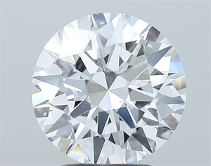 Picture of Natural Diamond 3.02 Carats, Round with Excellent Cut, D Color, SI1 Clarity and Certified by GIA