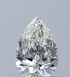 Picture of Natural Diamond 0.50 Carats, Pear with  Cut, J Color, VVS1 Clarity and Certified by GIA