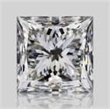Natural Diamond 2.01 Carats, Princess with  Cut, H Color, VVS2 Clarity and Certified by GIA