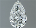 Natural Diamond 0.70 Carats, Pear with  Cut, H Color, VS2 Clarity and Certified by GIA