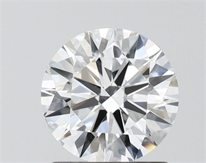 Picture of Lab Grown Diamond 1.24 Carats, Round with Ideal Cut, E Color, VVS1 Clarity and Certified by IGI