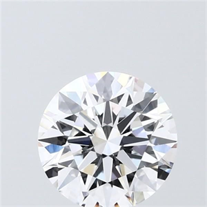 Picture of Lab Grown Diamond 1.55 Carats, Round with Ideal Cut, E Color, VVS2 Clarity and Certified by IGI
