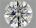 Natural Diamond 0.71 Carats, Round with Excellent Cut, G Color, VVS1 Clarity and Certified by GIA